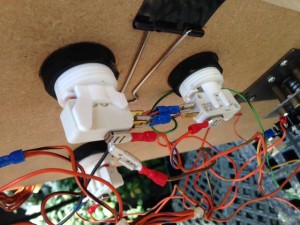 Double connection for Player 2 button